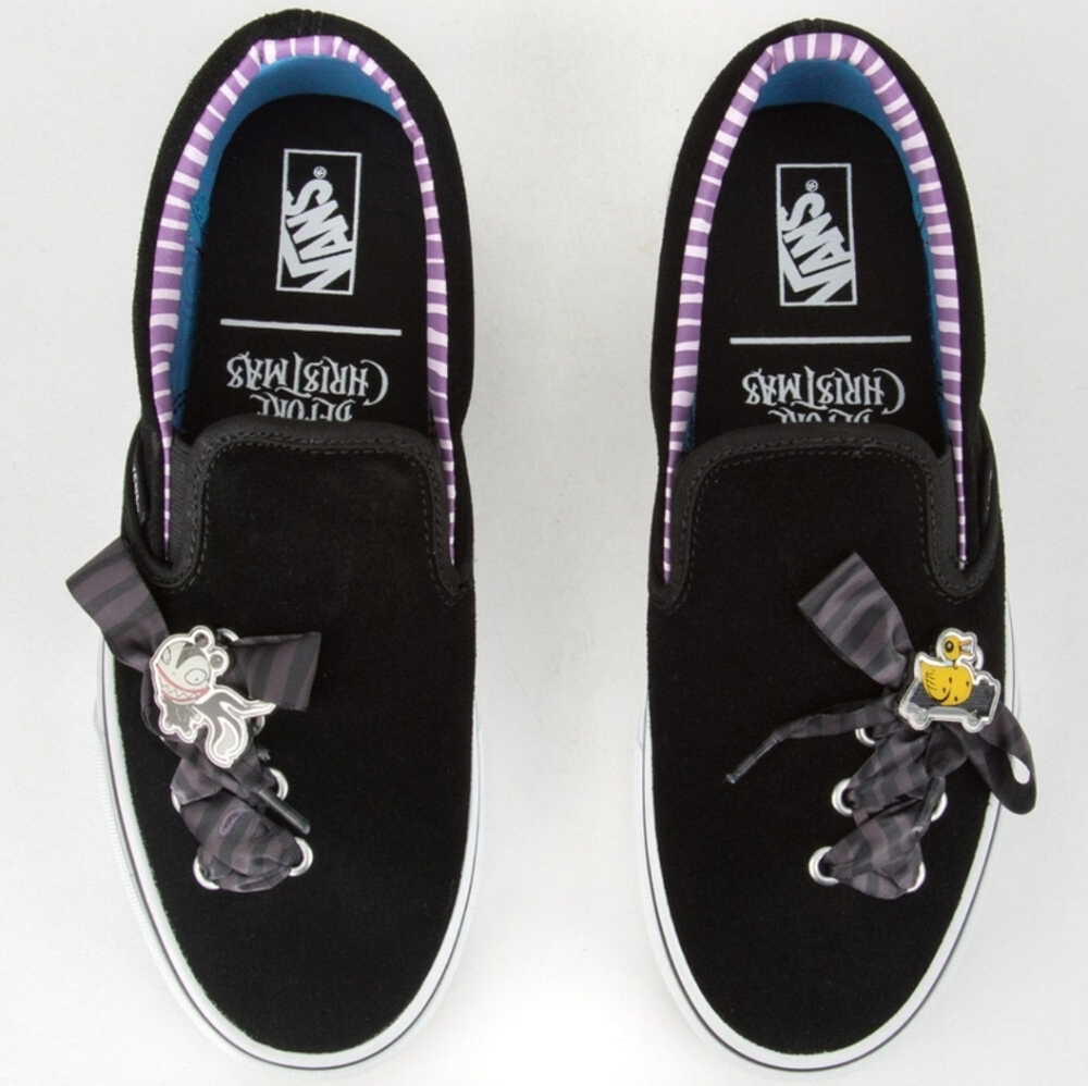 VANS x The Nightmare Before Christmas Slip-On Lace Shoes Unisex New